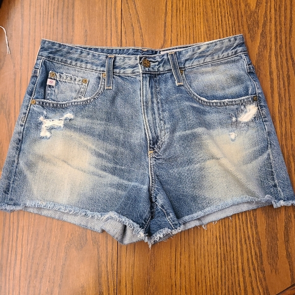 AG Adriano Goldschmeid The Sadie High-Rise Jean Short in Size 29 - Picture 1 of 7